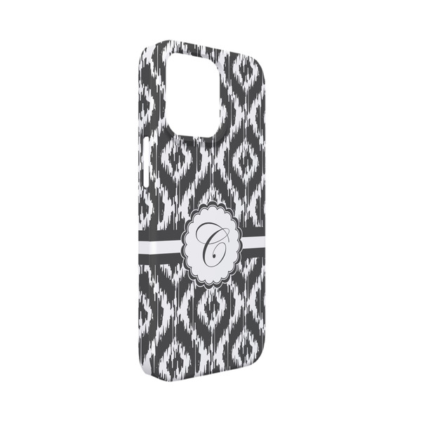 Custom Ikat iPhone Case - Plastic - iPhone 13 Mini (Personalized)