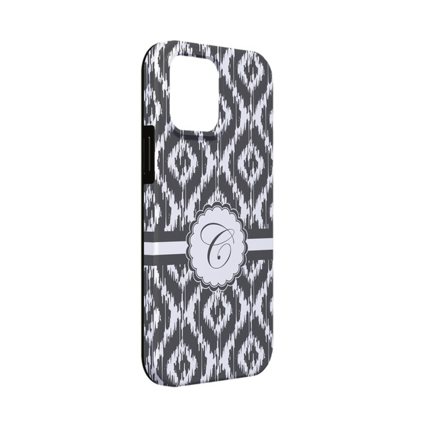 Custom Ikat iPhone Case - Rubber Lined - iPhone 13 Mini (Personalized)