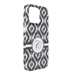 Ikat iPhone Case - Plastic - iPhone 13 Pro Max (Personalized)