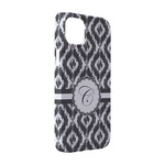 Ikat iPhone Case - Plastic - iPhone 14 (Personalized)