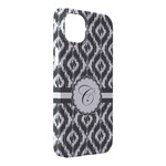 Ikat iPhone Case - Plastic - iPhone 14 Plus (Personalized)