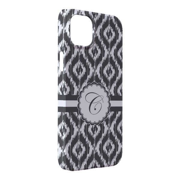 Custom Ikat iPhone Case - Plastic - iPhone 14 Plus (Personalized)