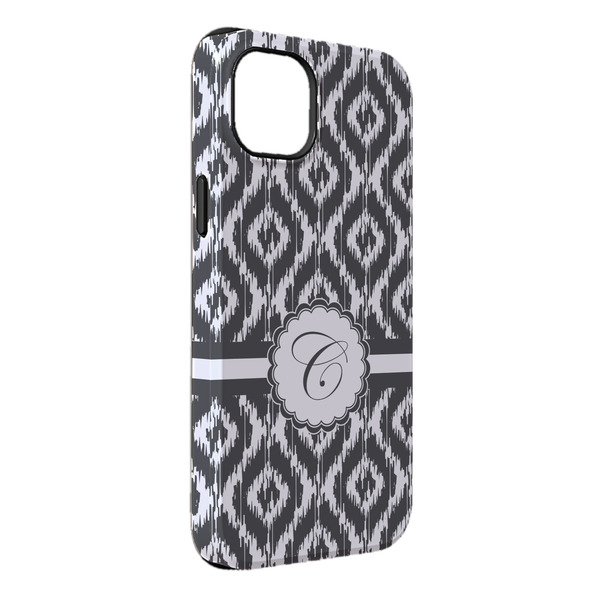 Custom Ikat iPhone Case - Rubber Lined - iPhone 14 Pro Max (Personalized)