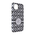 Ikat iPhone Case - Rubber Lined - iPhone 14 Pro (Personalized)