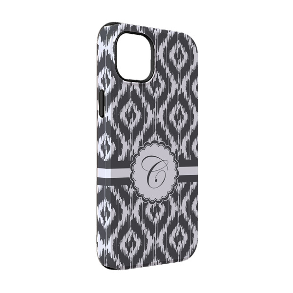 Custom Ikat iPhone Case - Rubber Lined - iPhone 14 (Personalized)