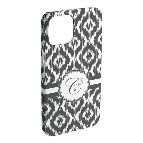 Custom Ikat iPhone Case - Plastic - iPhone 15 Plus (Personalized)