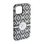 Ikat iPhone Case - Rubber Lined - iPhone 15 (Personalized)