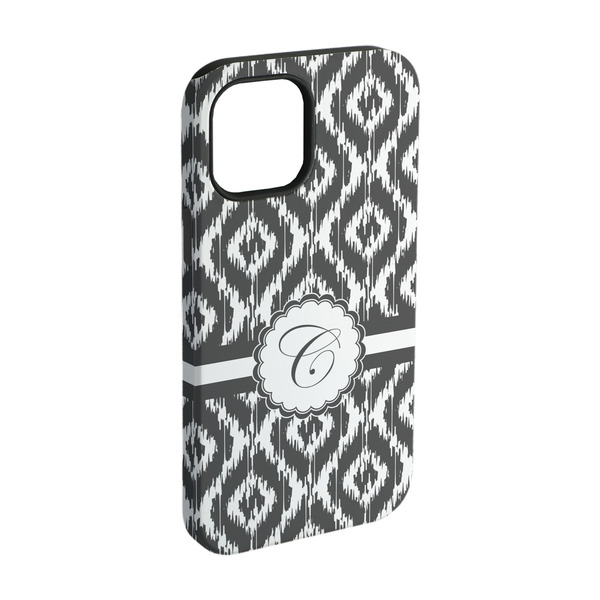 Custom Ikat iPhone Case - Rubber Lined - iPhone 15 (Personalized)