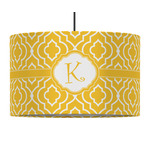 Trellis 12" Drum Pendant Lamp - Fabric (Personalized)