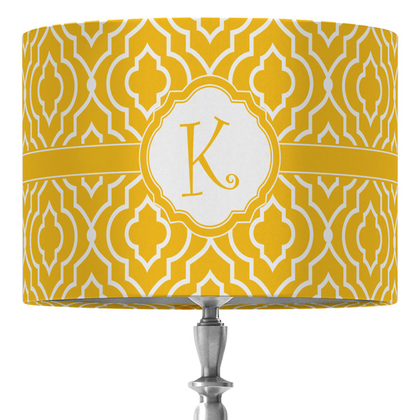 Custom Trellis 16" Drum Lamp Shade - Fabric (Personalized)