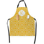 Trellis Apron With Pockets w/ Initial