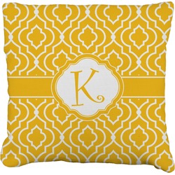 Trellis Faux-Linen Throw Pillow 18" (Personalized)