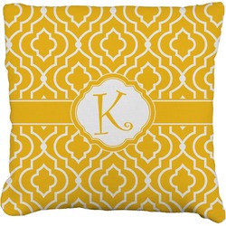 Trellis Faux-Linen Throw Pillow 20" (Personalized)