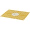 Trellis Burlap Placemat (Angle View)