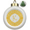 Trellis Ceramic Christmas Ornament - Xmas Tree (Front View)