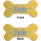 Trellis Ceramic Flat Ornament - Bone Front & Back (APPROVAL)