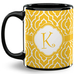 Trellis 11 Oz Coffee Mug - Black (Personalized)