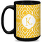 Trellis Coffee Mug - 15 oz - Black Full