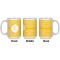 Trellis Coffee Mug - 15 oz - White APPROVAL