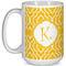 Trellis Coffee Mug - 15 oz - White Full