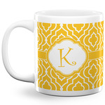 Trellis 20 Oz Coffee Mug - White (Personalized)