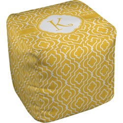 Trellis Cube Pouf Ottoman - 18" (Personalized)