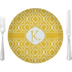 Trellis 10" Glass Lunch / Dinner Plates - Single or Set (Personalized)