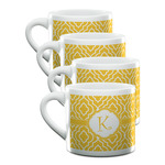 Trellis Double Shot Espresso Cups - Set of 4 (Personalized)