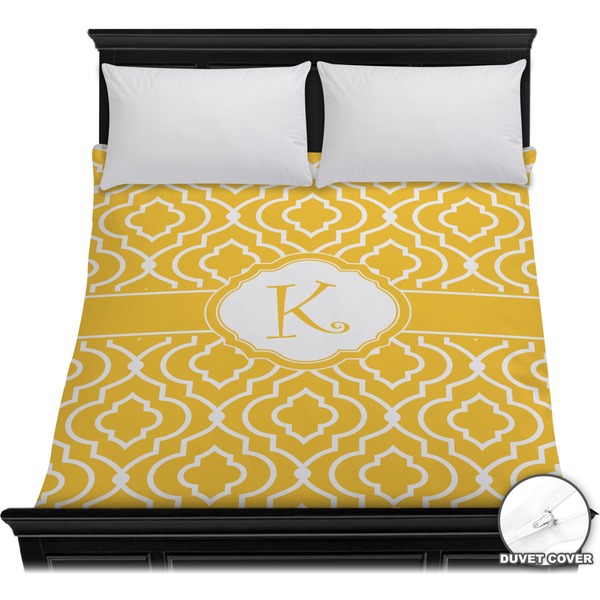 Custom Trellis Duvet Cover - Full / Queen (Personalized)