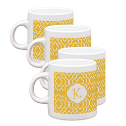 Trellis Single Shot Espresso Cups - Set of 4 (Personalized)