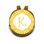 Trellis Golf Ball Marker - Hat Clip - Gold