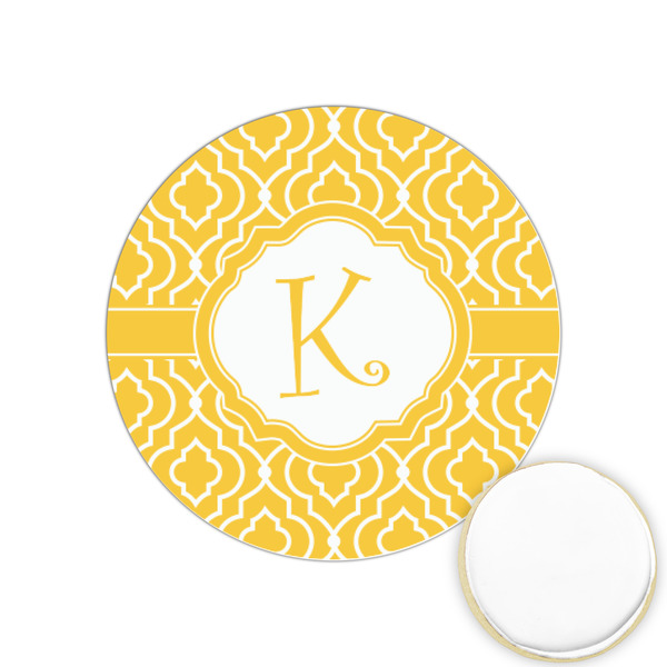 Custom Trellis Printed Cookie Topper - 1.25" (Personalized)