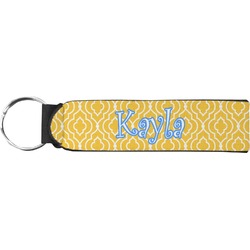 Trellis Neoprene Keychain Fob (Personalized)