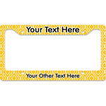 Trellis License Plate Frame - Style B (Personalized)