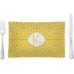 Trellis Glass Rectangular Lunch / Dinner Plate (Personalized)