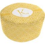 Trellis Round Pouf Ottoman (Personalized)