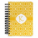 Trellis Spiral Notebook - 5x7 w/ Initial