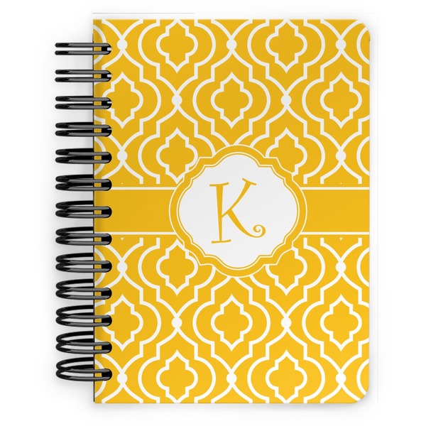 Custom Trellis Spiral Notebook - 5x7 w/ Initial