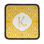 Trellis Iron On Square Patch w/ Initial