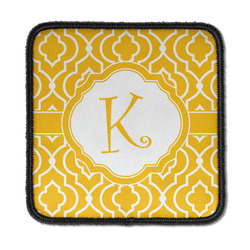 Trellis Iron On Square Patch w/ Initial