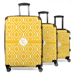 Trellis 3 Piece Luggage Set - 20" Carry On, 24" Medium Checked, 28" Large Checked (Personalized)