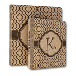 Trellis Wood 3-Ring Binder (Personalized)