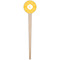 Trellis Wooden 4" Food Pick - Round - Single Pick