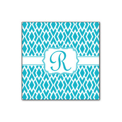 Geometric Diamond Wood Print - 12x12 (Personalized)