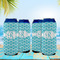 Geometric Diamond 16oz Can Sleeve - Set of 4 - LIFESTYLE