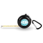 Geometric Diamond Pocket Tape Measure - 6 Ft w/ Carabiner Clip (Personalized)