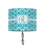 Geometric Diamond 8" Drum Lamp Shade - Fabric (Personalized)