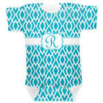 Geometric Diamond Baby Bodysuit 3-6 w/ Initial