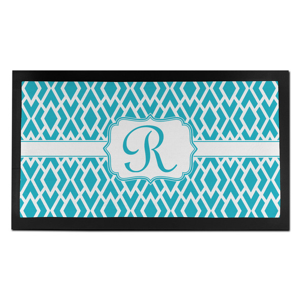 Custom Geometric Diamond Bar Mat - Small (Personalized)