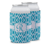 Geometric Diamond Can Cooler (12 oz) w/ Initial